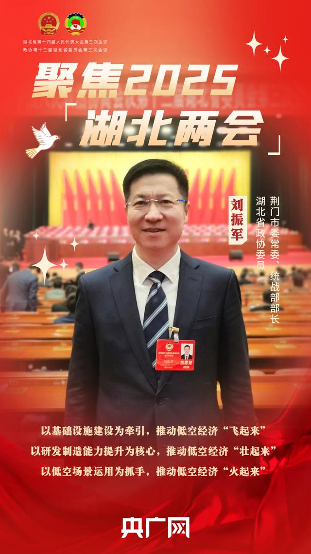 聚焦2025湖北两会｜刘振军：全力推进湖北低空经济高质量发展(图1)