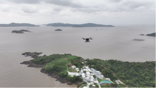 “低空经济”赋能宁波海岛旅游！海岛民宿实现无人机速递(图2)