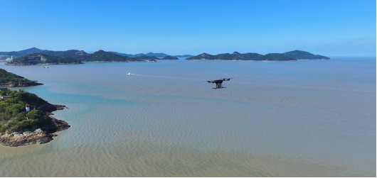 “低空经济”赋能宁波海岛旅游！海岛民宿实现无人机速递(图1)